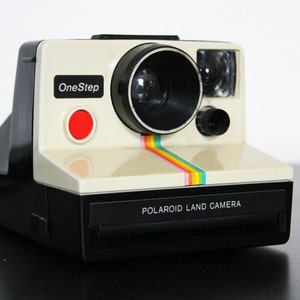 Vintage Polaroid Rainbow Sx-70 Onestep One Step Instant Land Camera White Sx70 image 1