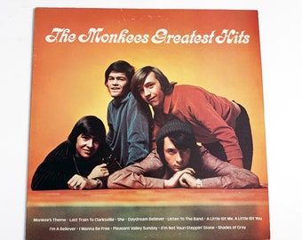 Vintage The Monkees Greatest Hits 12" LP Record Vinyl Album Vinyl Greatest Hits