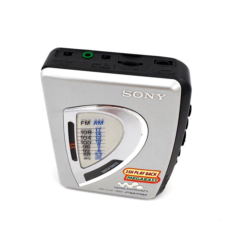 Sony Walkman WM-FX197 AM/FM Portable Cassette Player (B-Grade) - Thumbnail 2
