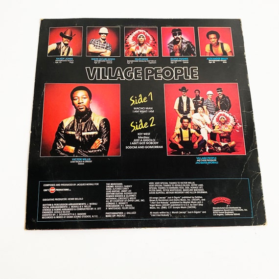 Vintage Village People Macho Man LP Record Vinyl Album 70s Dance