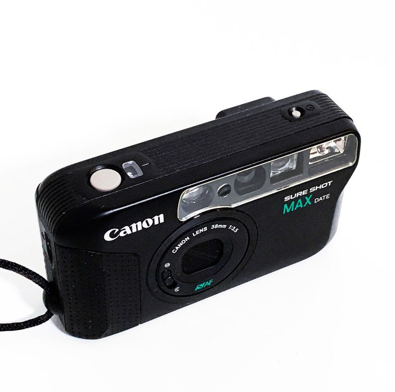 Vintage Canon Sure Shot Max 35mm Point Shoot Film Camera Etsy