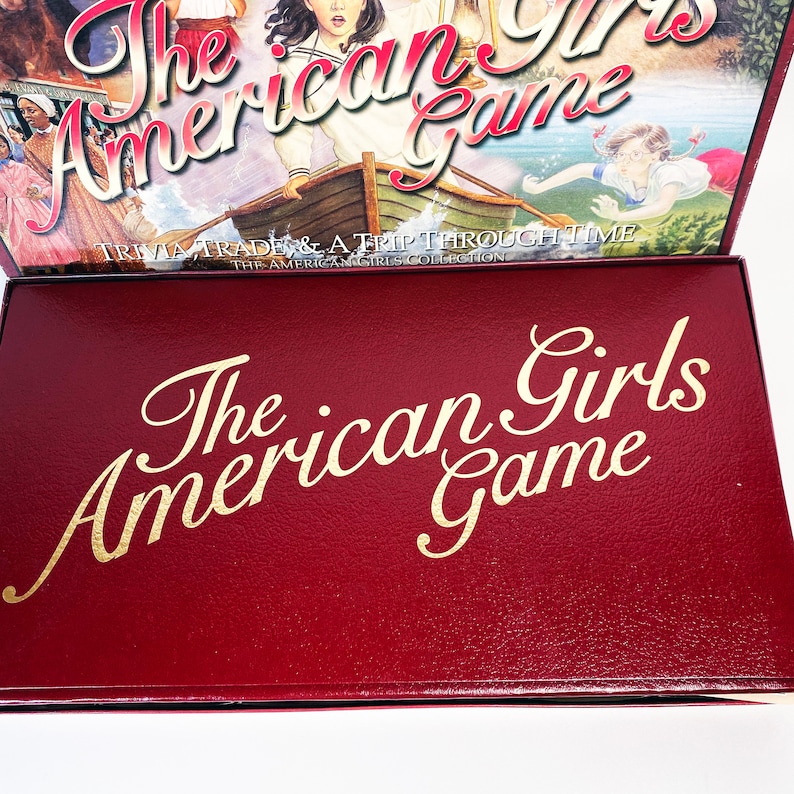 Vintage the American Girls Game Board Game 100 Complete 1999 Etsy