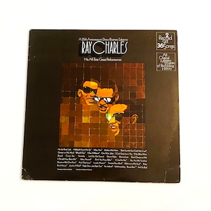 Vintage 25th Anniversary In Show Business Salute To Ray Charles LP Record Album Vinyl 1973 Double  LP 12&quot;