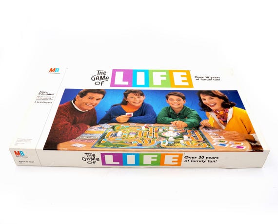 1991 Game of Life Vintage Board Game - Milton Bradley Classic