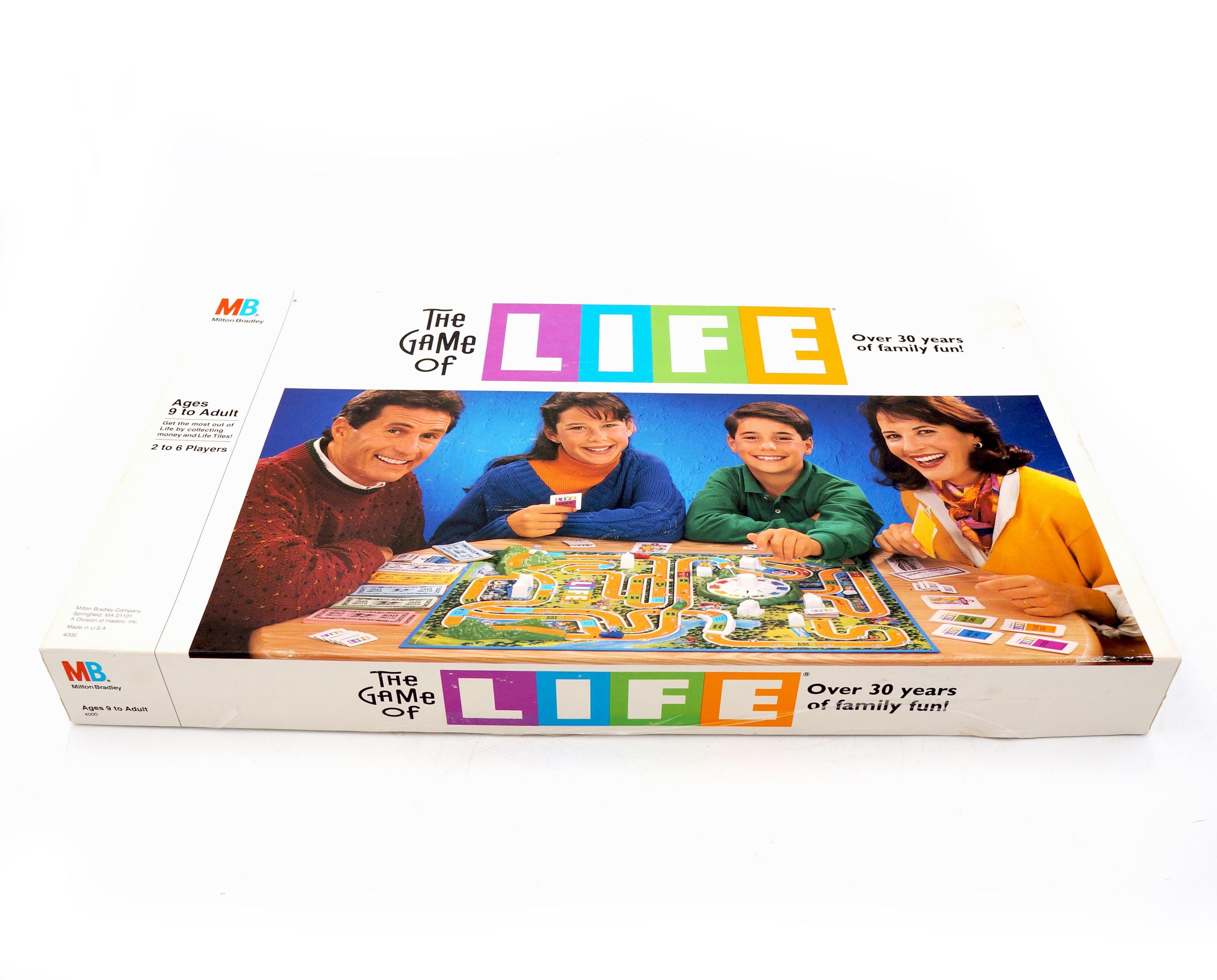 1991 Game of Life Vintage Board Game - Milton Bradley Classic