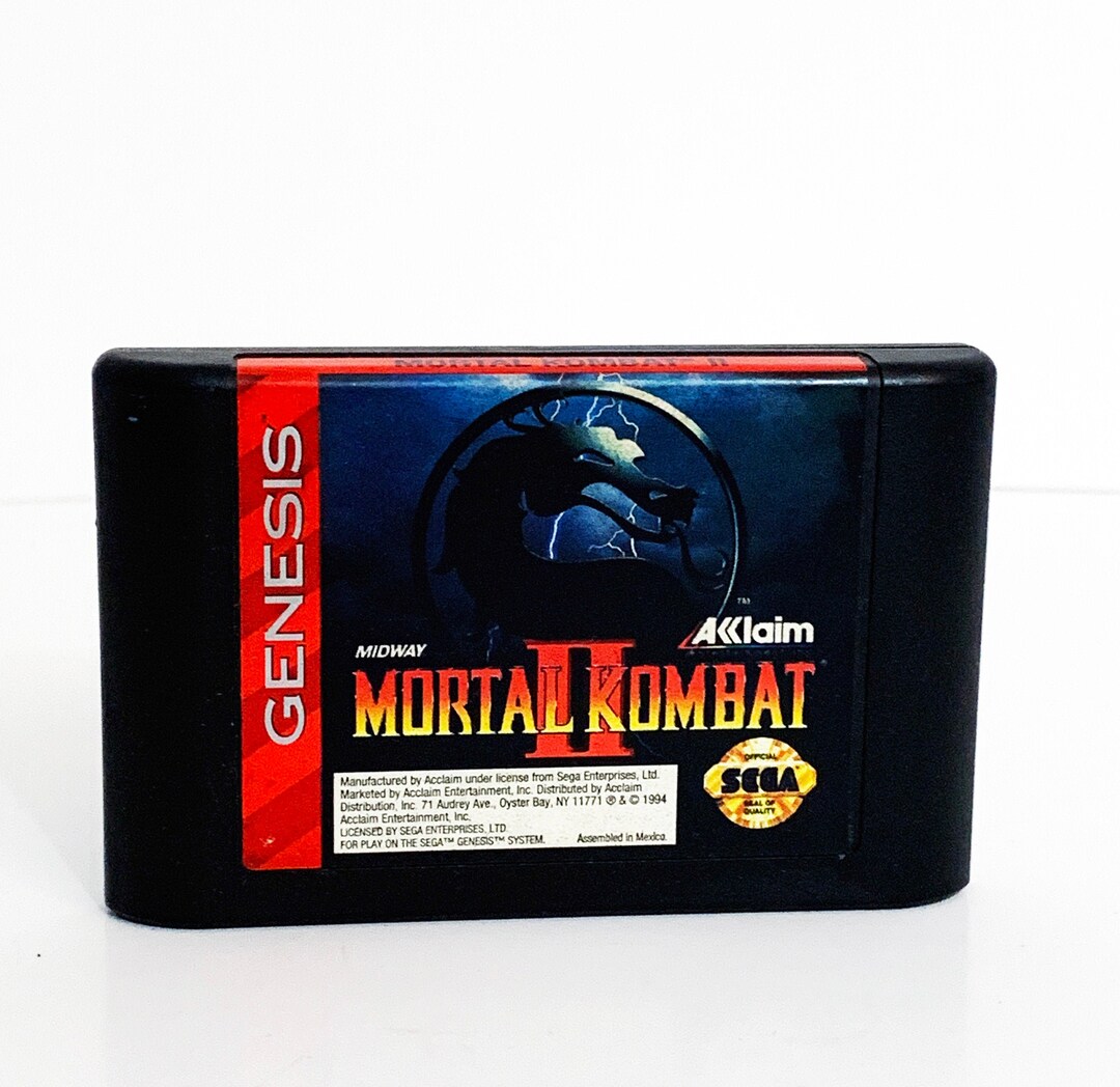 Vintage Sega Genesis Mortal Kombat II 2 Tested Excellent Very - Etsy