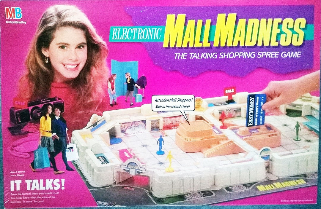 Vintage Mall Madness Board Game 100 Complete 1989 1980s 80s Sleep Over