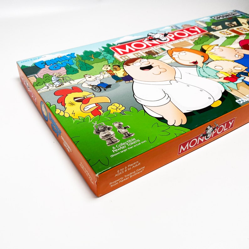 Family Guy Monopoly Board Game 100 Complete in Box Excellent Etsy