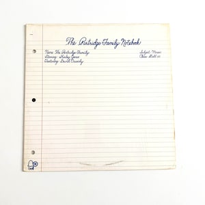Vintage 1972 The Partridge Family Notebook Album TV Show LP Record Vinyl Album 1970 70s David Cassidy