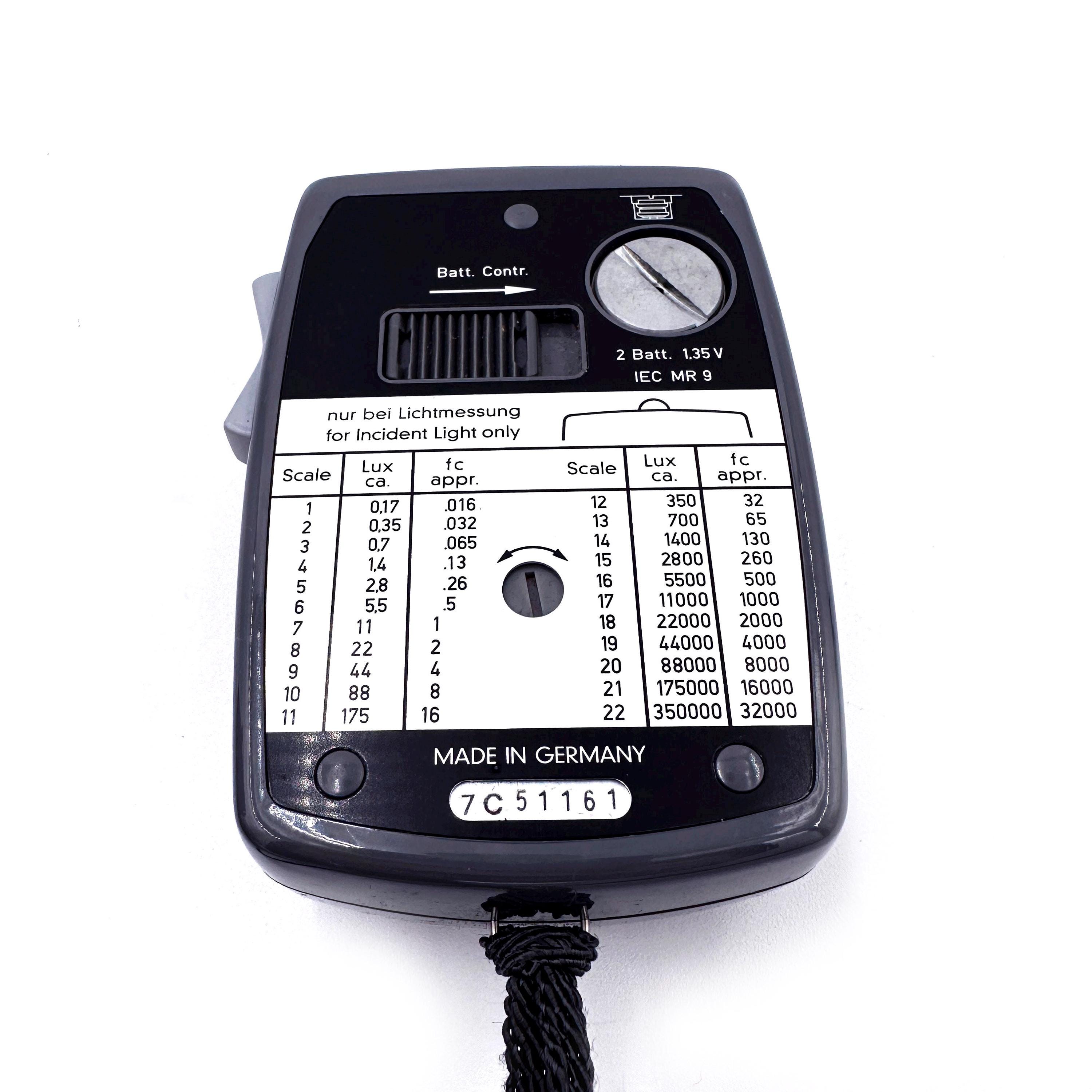 Vintage Gossen Luna-pro Ambient Light Meter W/ Case and Tele
