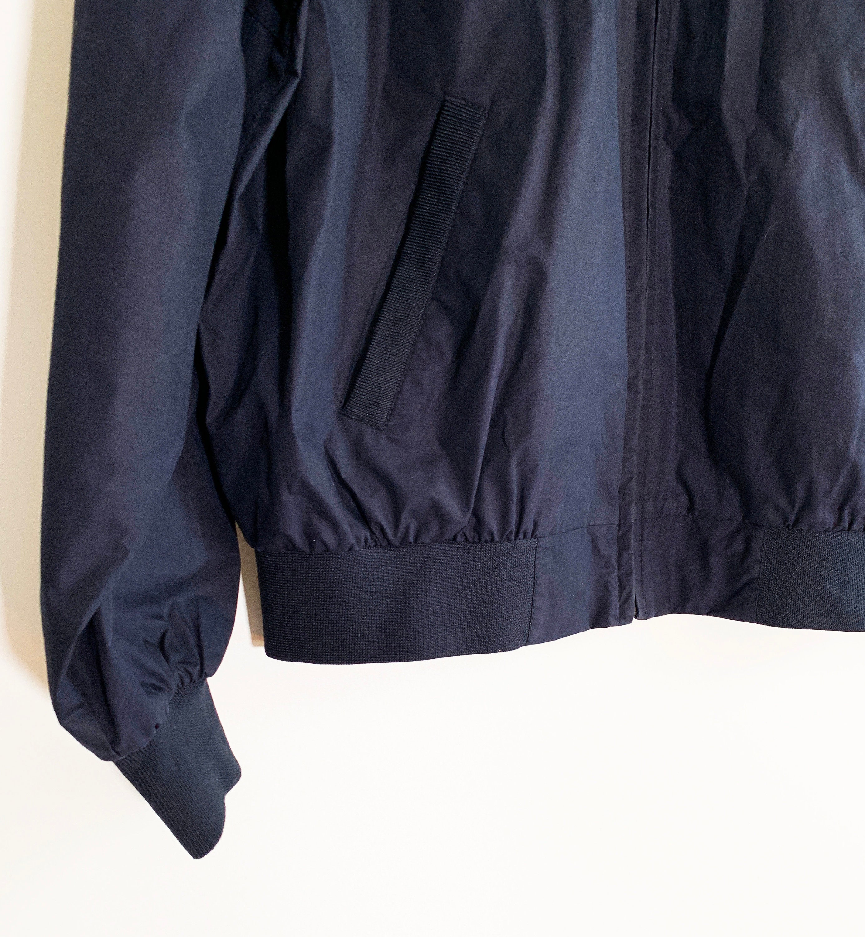 Vintage Members Only Mens Full Zip Cafe Racer Navy Blue Coat - Etsy