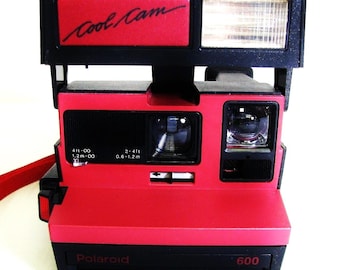 Polaroid Cool Cam Vintage Camera - Red Instant Film Camera