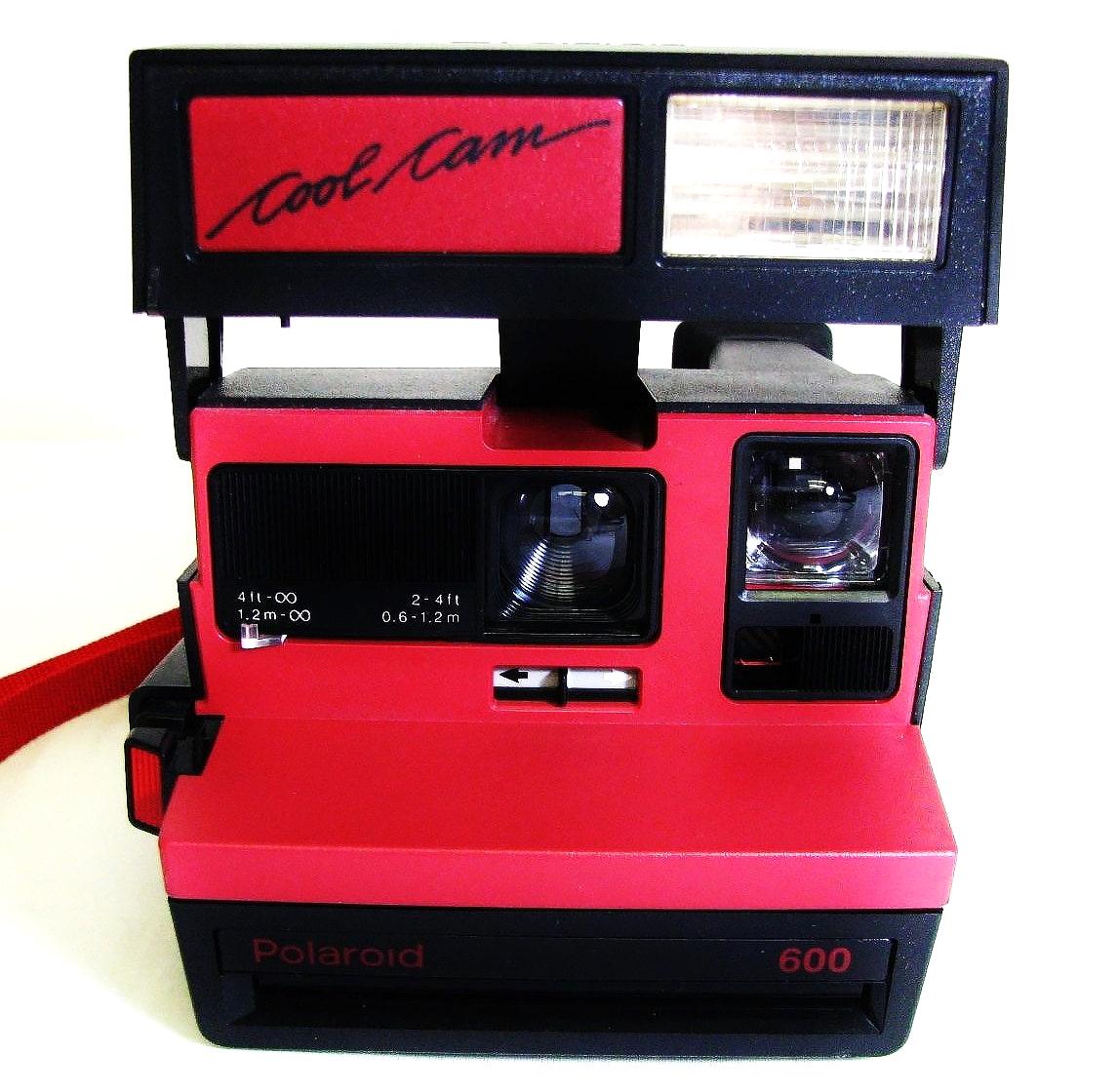 ポラロイド クールカム レッド Vintage Polaroid Red Cool Cam Instant Camera Tested and