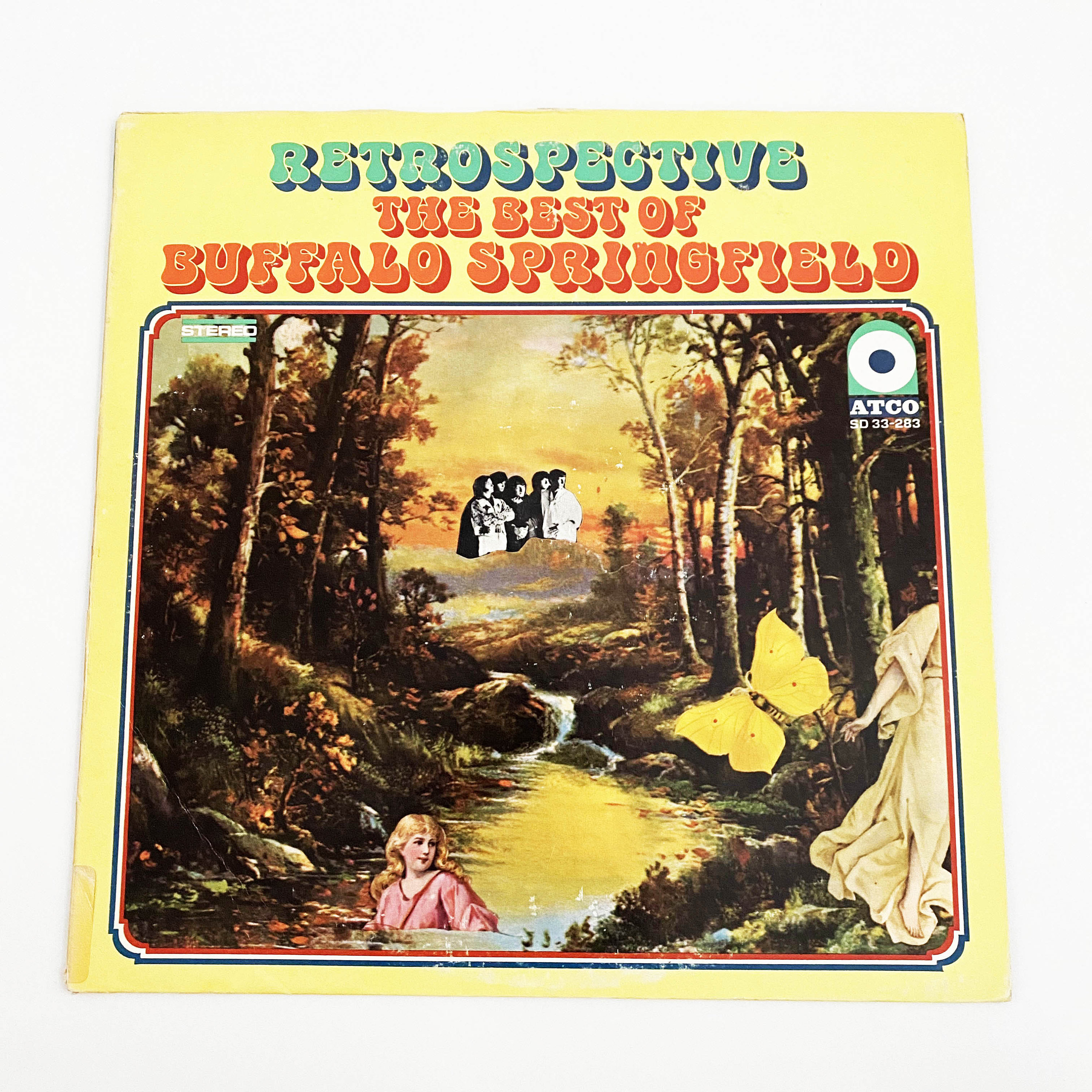Vintage Buffalo Springfield 'retrospective' LP Vinyl Record, 1969