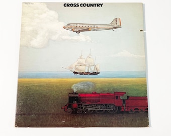 Vintage Cross Country Self Titled LP Album Record Vinyl LP 12" 1973 70s