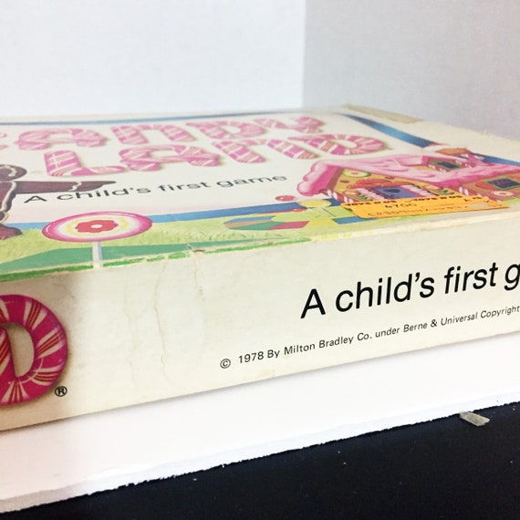 Vintage Original Candy Land Milton Bradley Board Game 1978