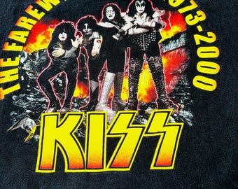 Vintage KISS the Farewell Tour 1973-2000 Authentic 2000s Y2k