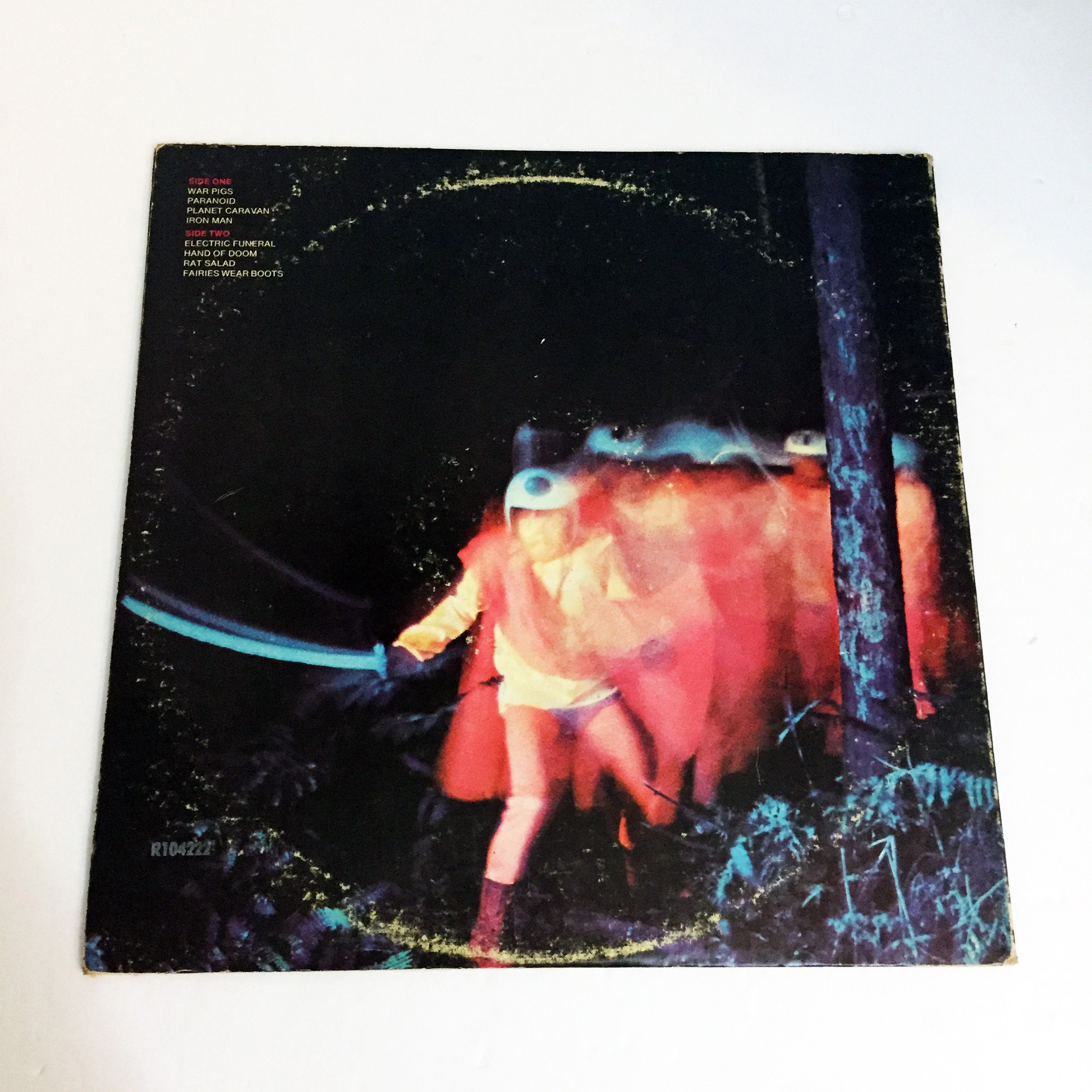 Vintage Black Sabbath Paranoid Original LP Album Vinyl - Etsy