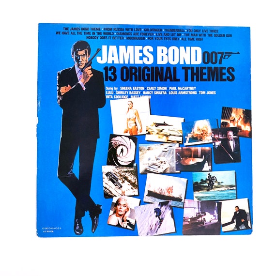 Vintage James Bond 007 13 Original Themes Movie Soundtrack