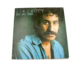 Vintage 1973 Jim Croce Life and Times Album Vinyl LP Record Original Excellent 12" Folk Rock