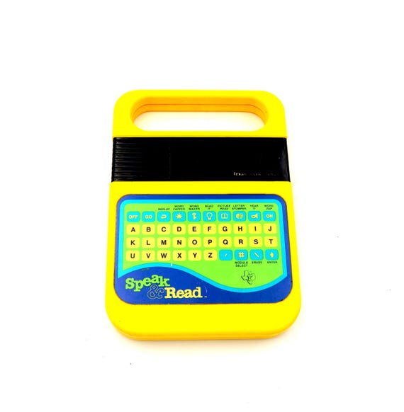 Vintage 1980s Texas Instruments Speak and Read Educational Toy