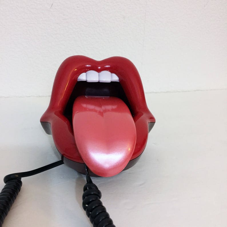 Vintage Novelty Mouth Phone 1990s Working Telephone Rolling Etsy