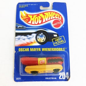 Vintage Hot Wheels Oscar Mayer Wienermobile Toy Car Myer 1991 #204 Weinermobile