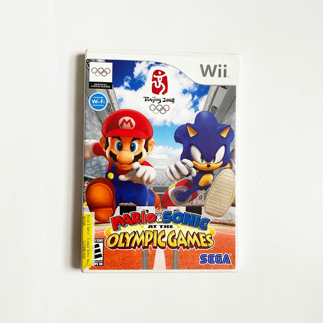 Nintendo Wii Mario & Sonic at the Olympic Games Video Game Etsy
