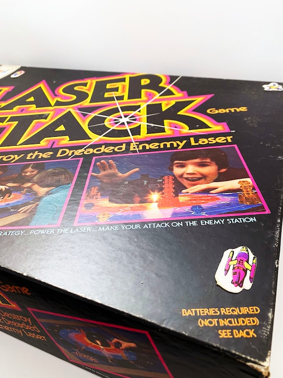 Vintage 1978 Laser Attack Game Board Game 100% Complete 70s Toys