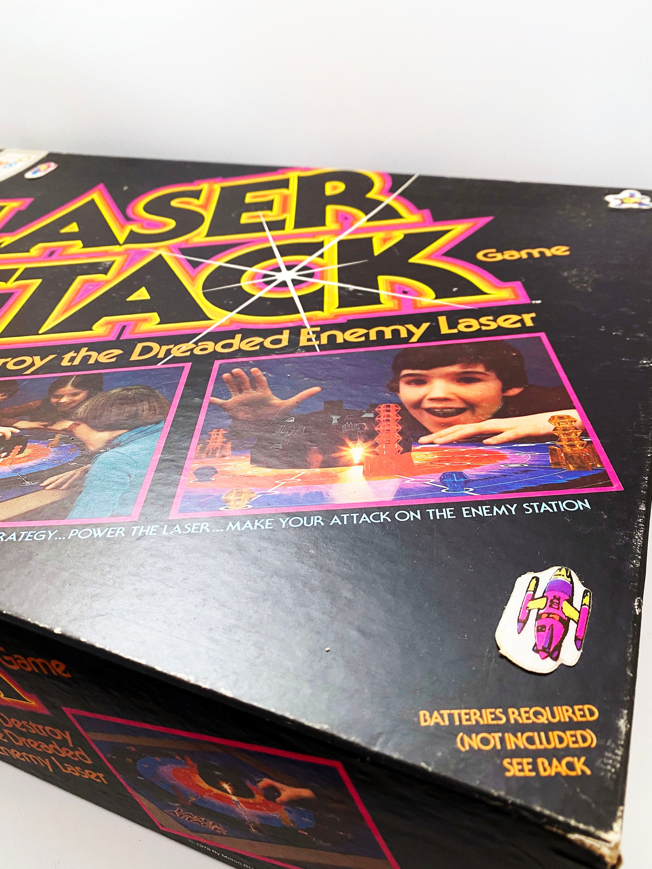 Vintage 1978 Laser Attack Game Board Game 100% Complete 70s