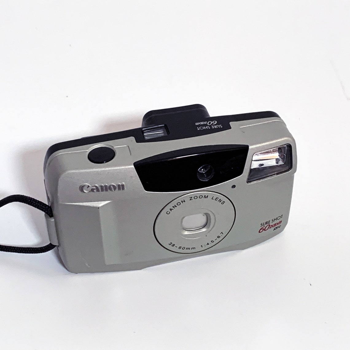 Vintage Canon Sureshot 60 Zoom 38765mm Tested Works Sureshot Etsy
