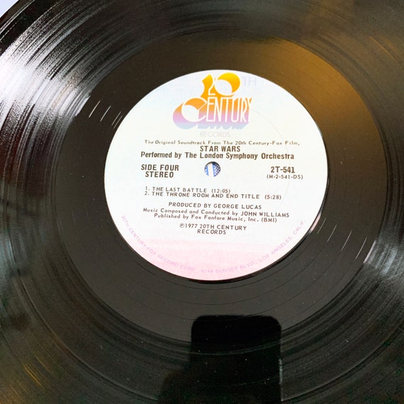 Vintage Original Star Wars Motion Picture Soundtrack Double