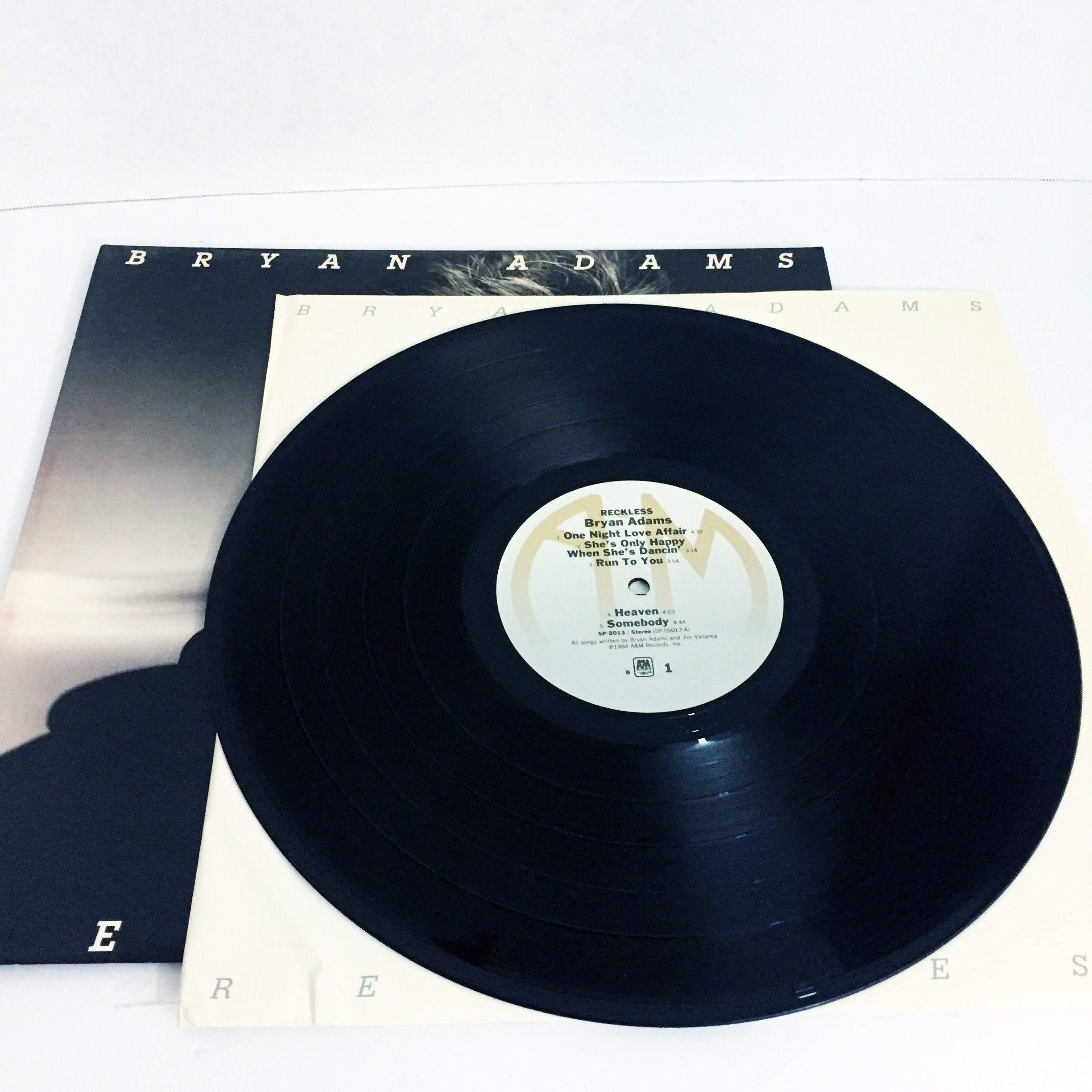 Vintage Bryan Adams Reckless Excellent LP Vinyl 12 Record Album 