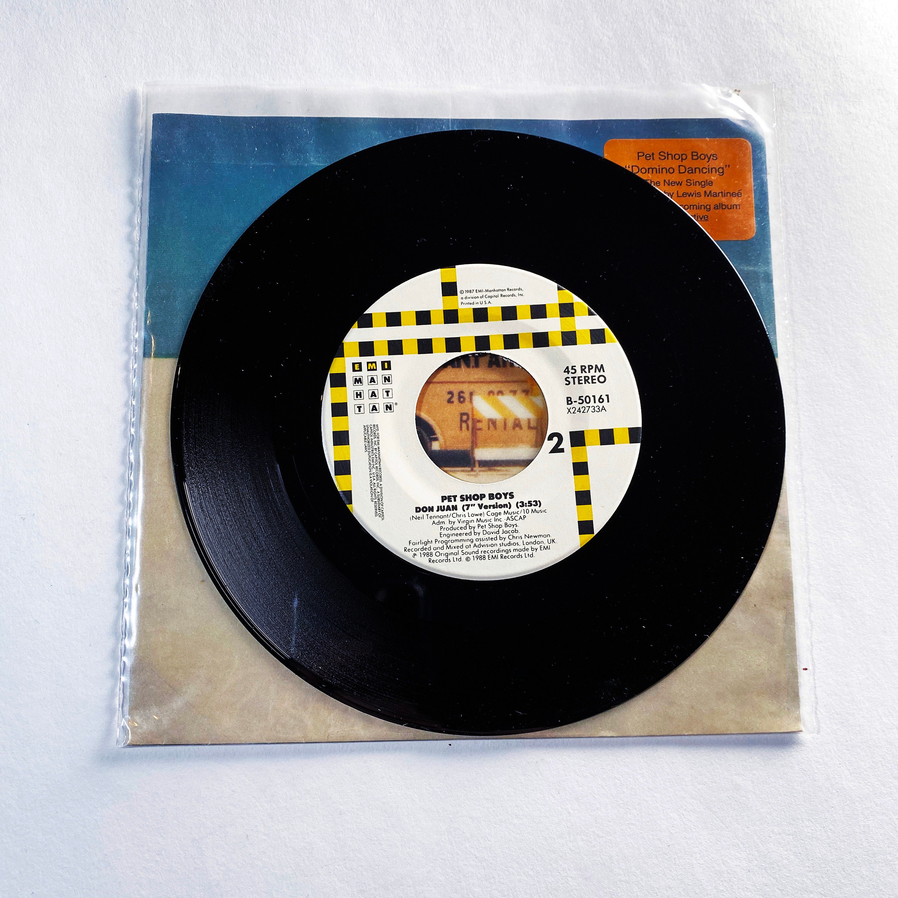Vintage Pet Shop Boys Domino Dancing 7