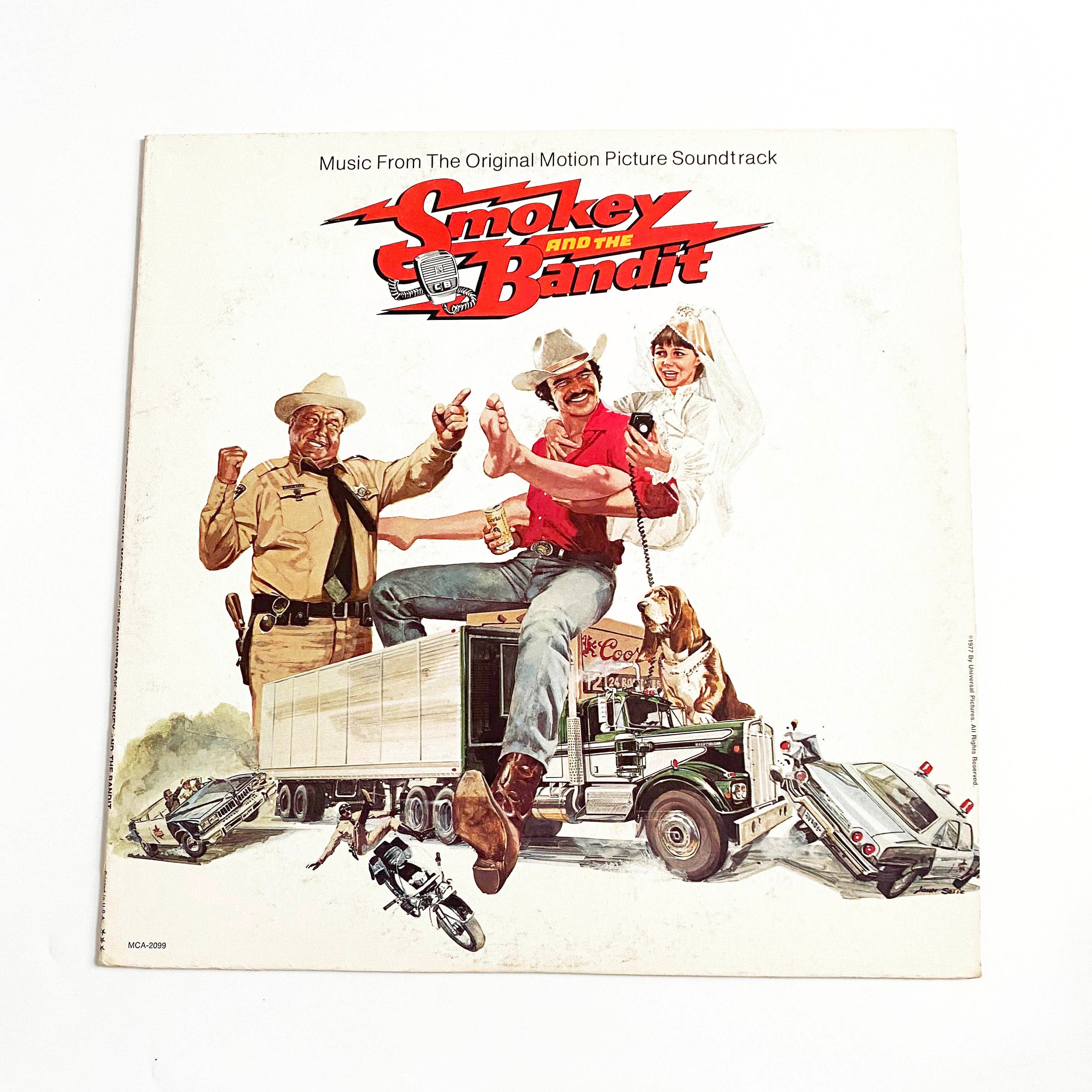 Vintage Smokey and the Bandit Movie Soundtrack Record Vinyl LP 12