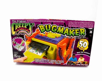 Vintage Creepy Crawlers Bugmaker Workshop Complete with Molds Molding Oven Goop Bugs