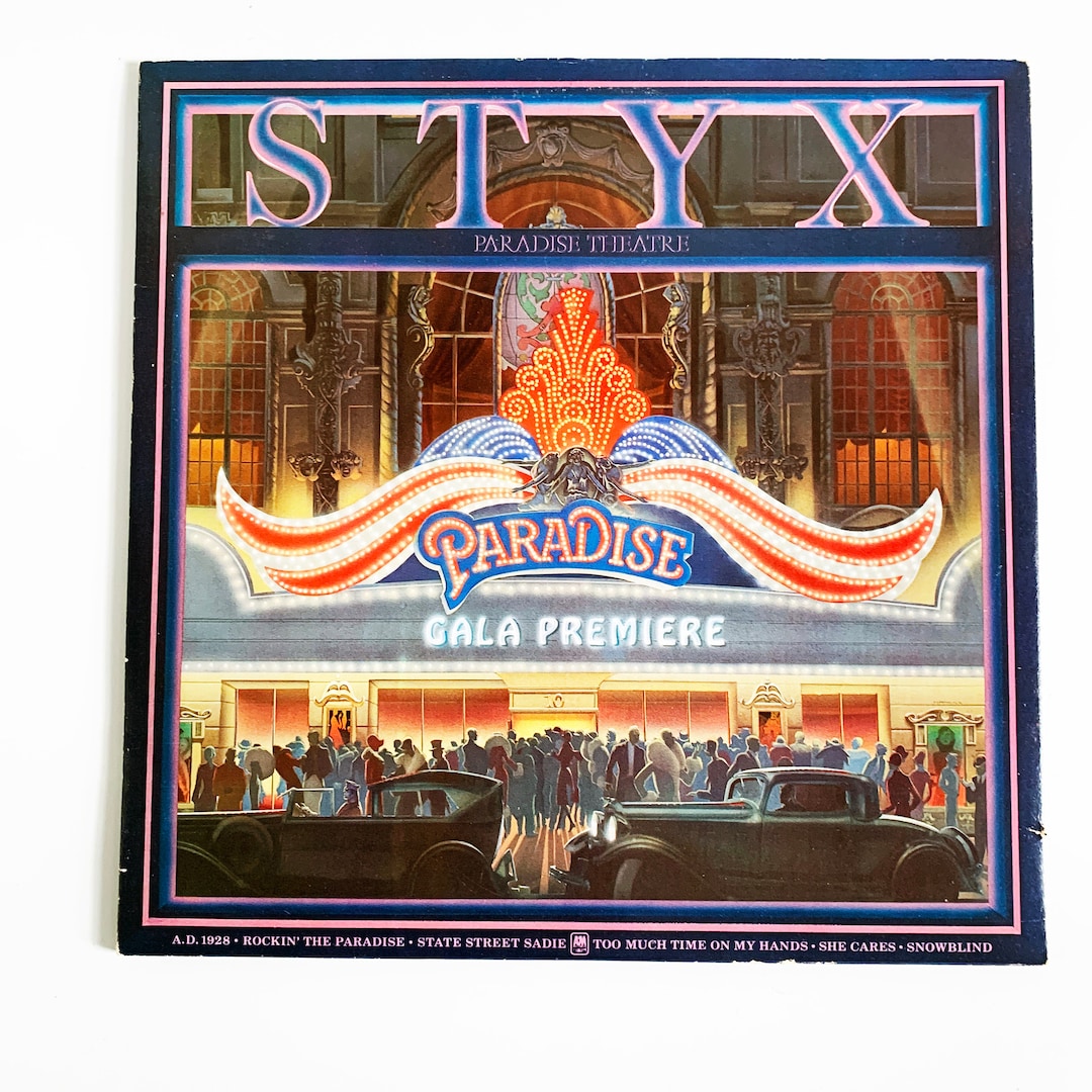 Vintage Styx Paradise Theatre Lp Album Vinyl Original Record