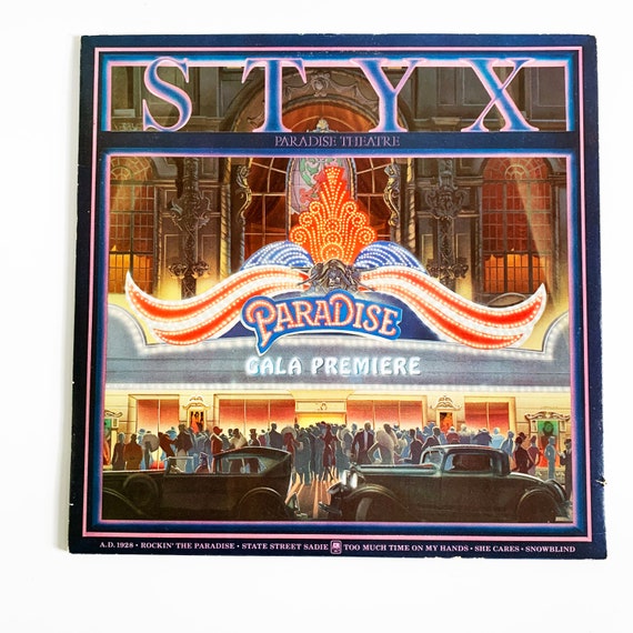 Vintage Styx Paradise Theatre Lp Album Vinyl Original Record
