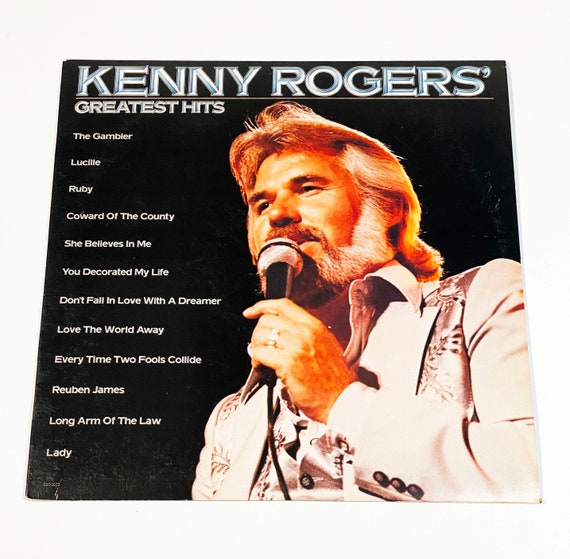 Vintage Kenny Rogers Greatest Album Vinyl Record - Etsy