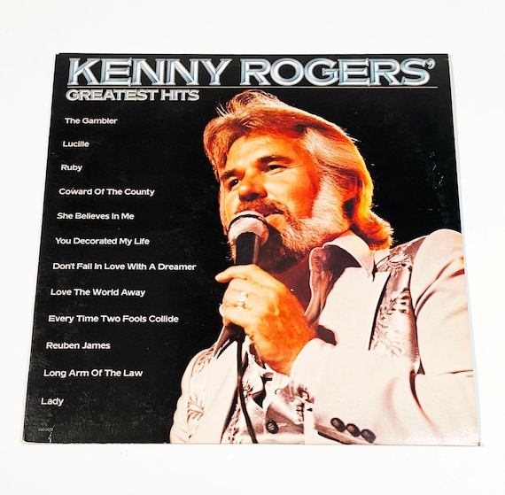 Vintage Kenny Rogers Greatest Hits Album Vinyl LP Record 12