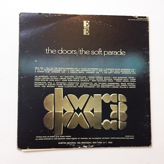 The Doors Soft Parade Vinyl Album Record LP Good Condition 1969