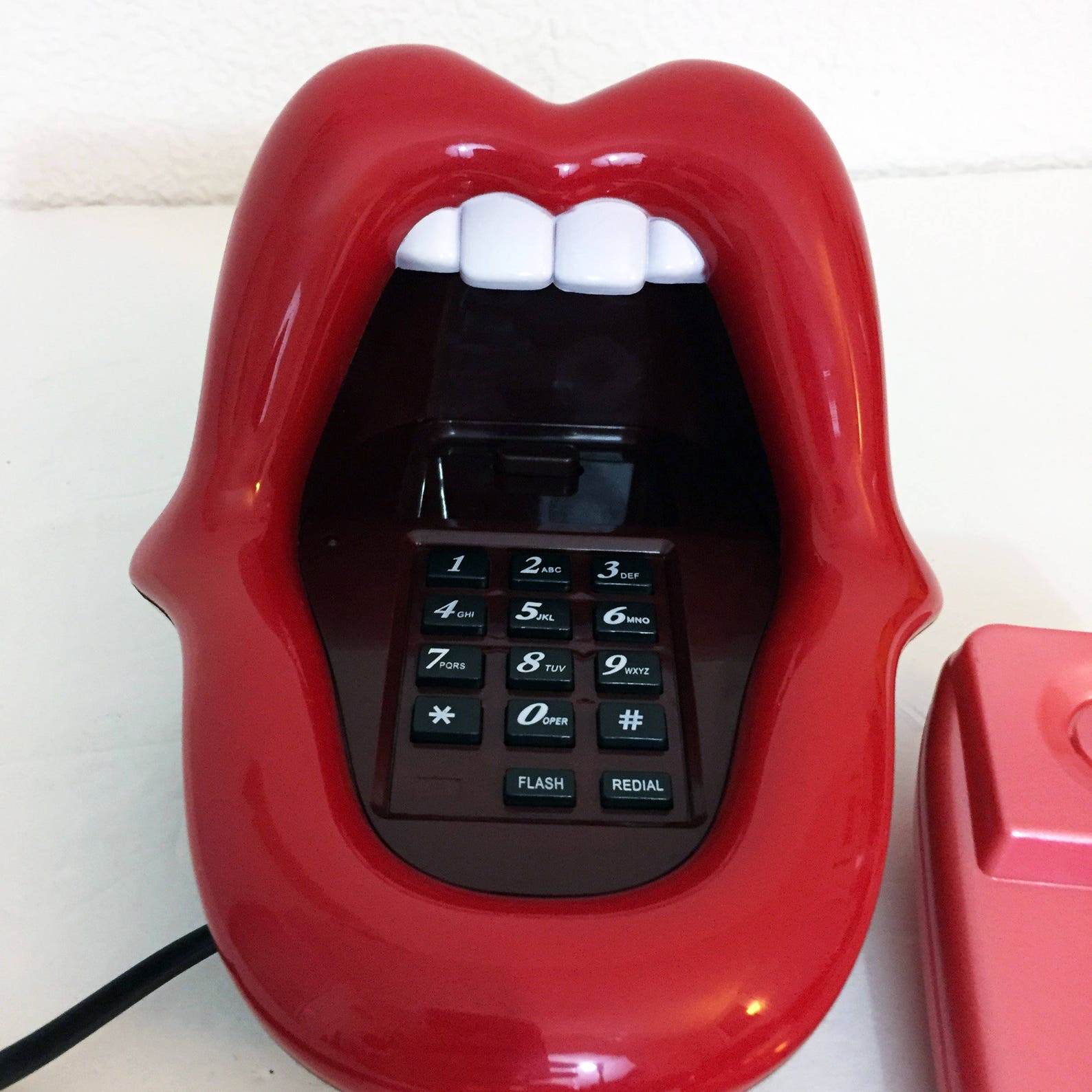 Vintage Novelty Mouth Phone 1990s Working Telephone Rolling Etsy