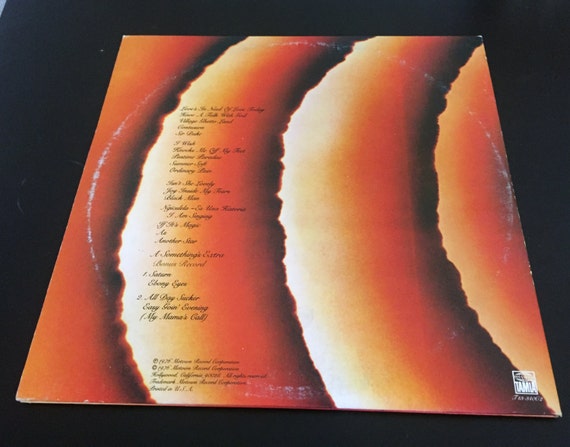 Vintage Stevie Wonder Songs in the Key of Life Vinyl LP Record