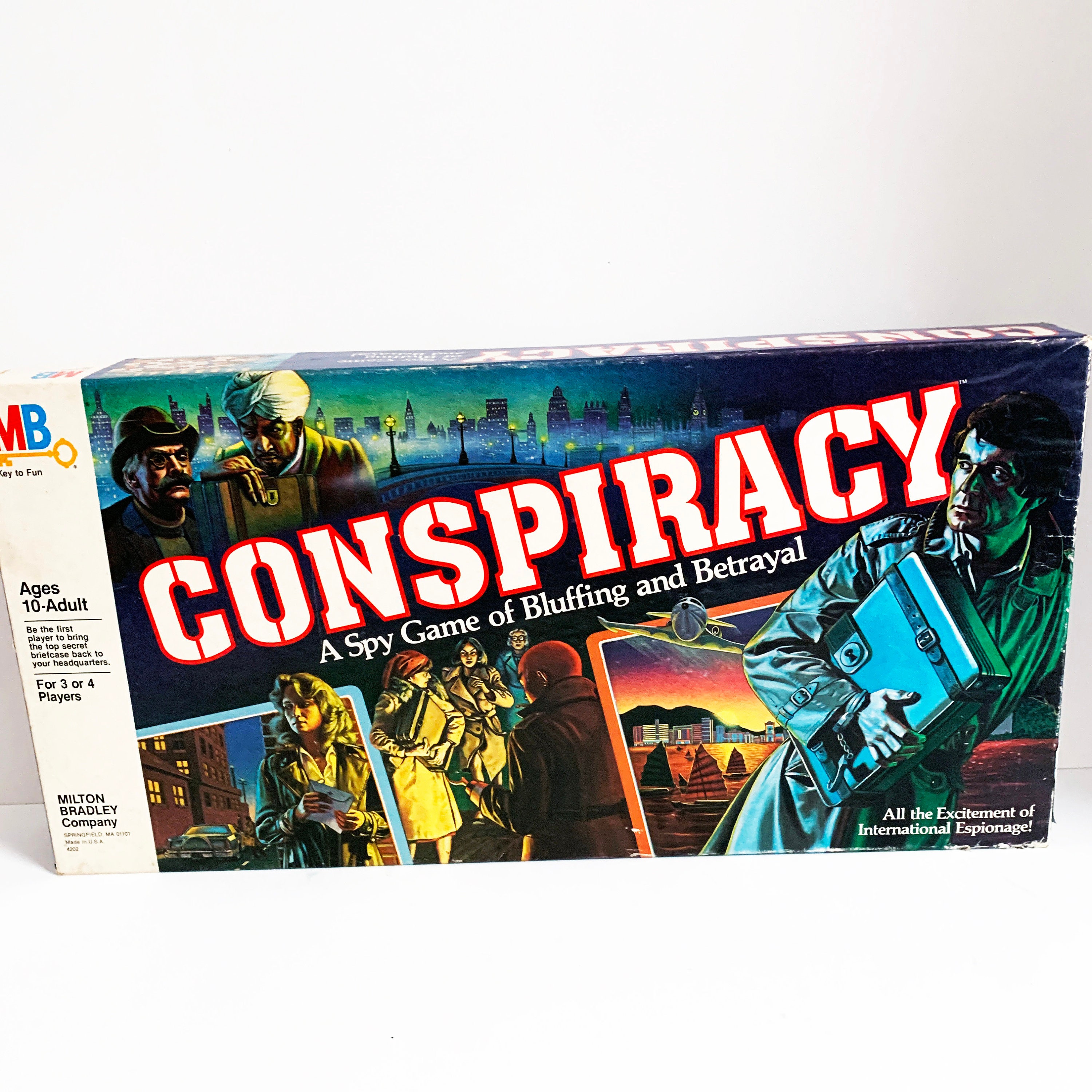 Vintage Conspiracy Board Game 100% Complete 1982 80s Toys 1980s