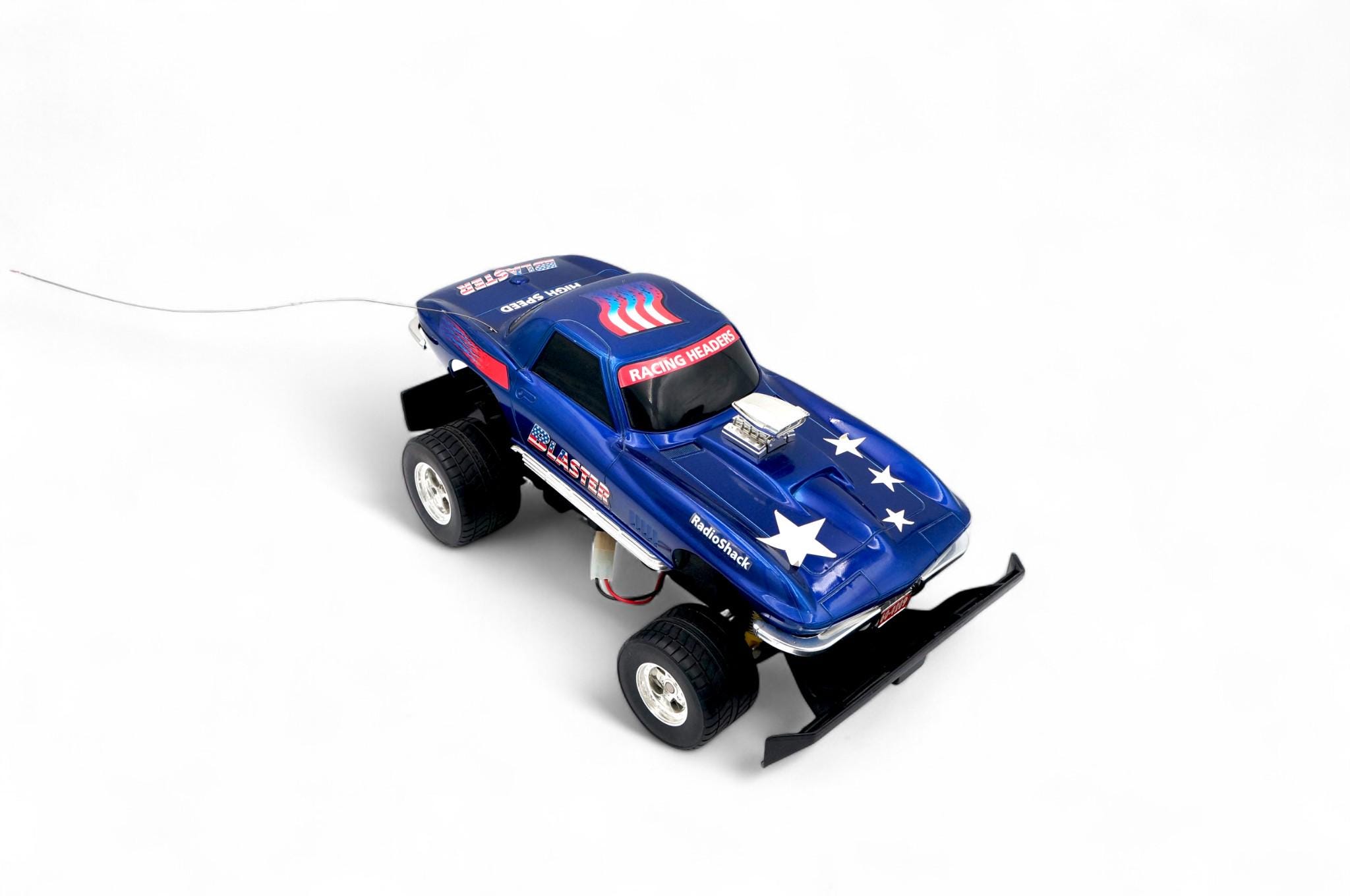 Vintage 90s Radioshack RC Corvette 'blue Blaster' 1:12 Scale - Etsy