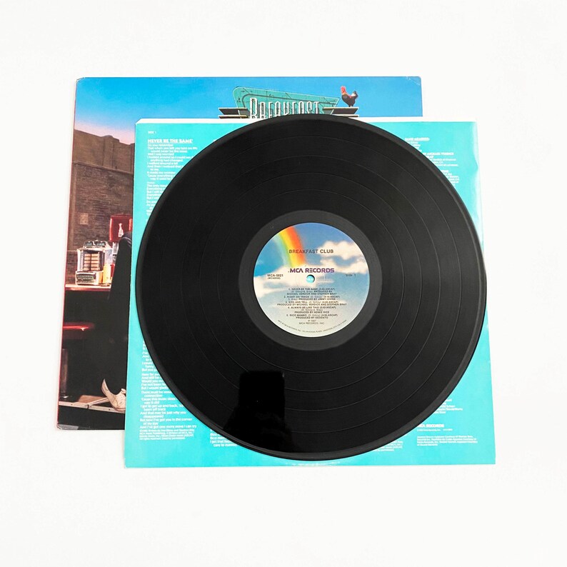 Breakfast Record Vintage Original 1987 Breakfast Club – Self-titled Vinyl Record 80s ...
