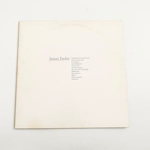 Vintage James Taylor Greatest Hits Record Vinyl LP 12&quot; Album 1976 Folk 1970s 70s Carolina Fire Rain Sweet Baby James
