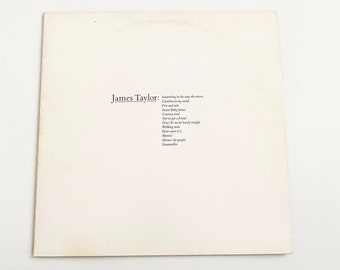 Vintage James Taylor Greatest Hits Record Vinyl LP 12" Album 1976 Folk 1970s 70s Carolina Fire Rain Sweet Baby James