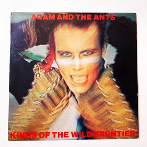 Vintage Adam Ant Kings of the Wild Frontier LP Record Vinyl Album 1980s Punk Rock 80s