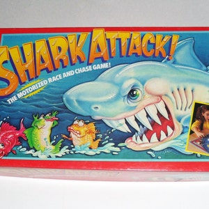 Shark Attack board Game : r/nostalgia